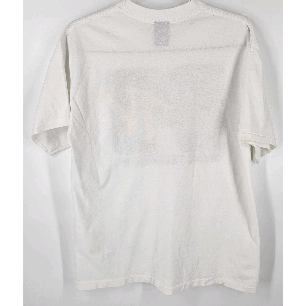 Vintage White MTV City T-shirt Size XL Very Rare - Picture 3 of 12